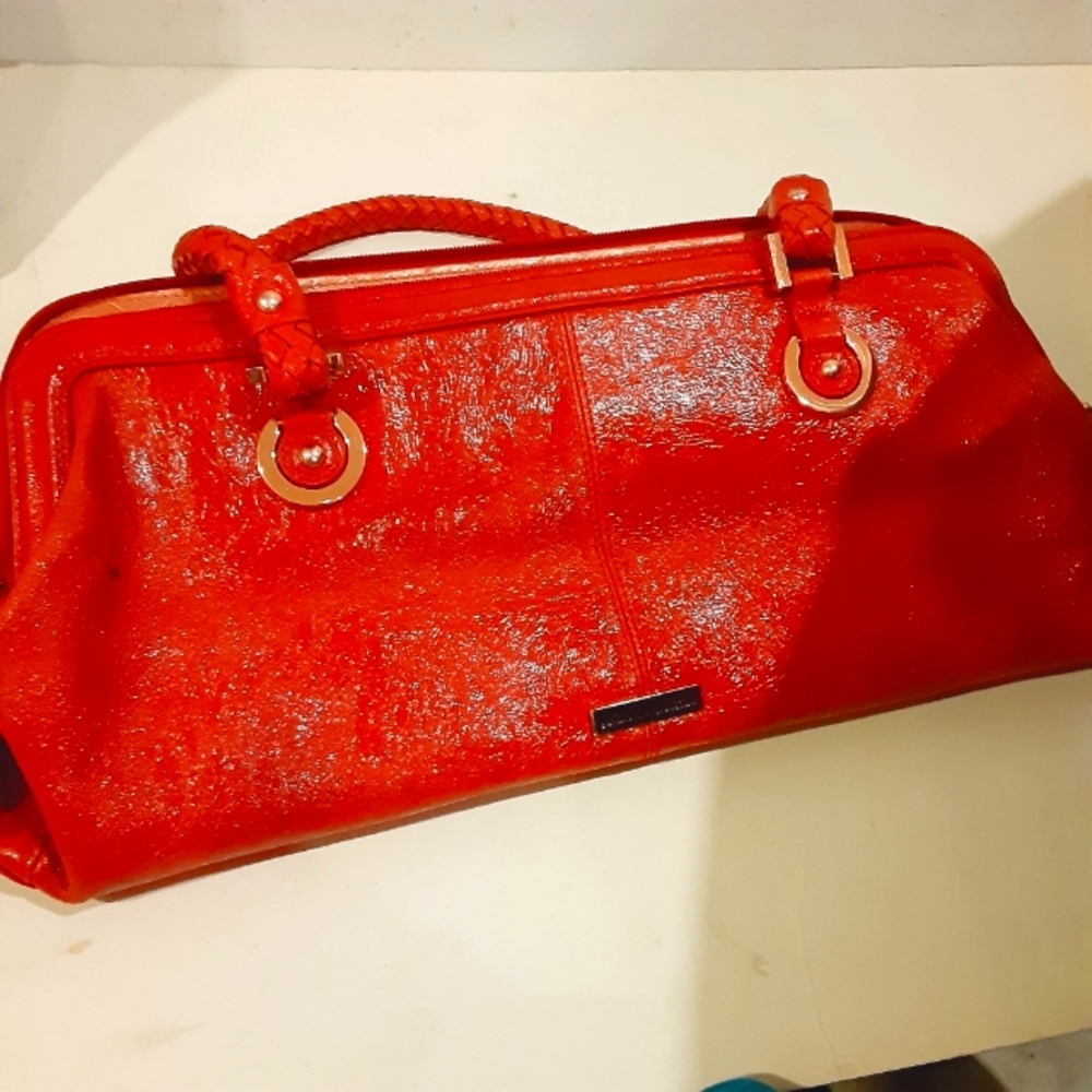 THE ITALIAN COLLECTION LA GIOE DI TOSCANA BY SHARON GIOE LEATHER HANDBAG